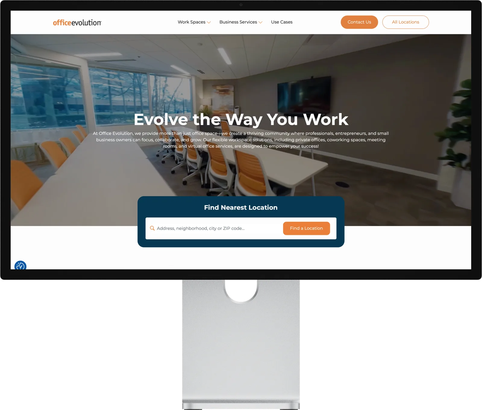 Office Evolution · Website Design