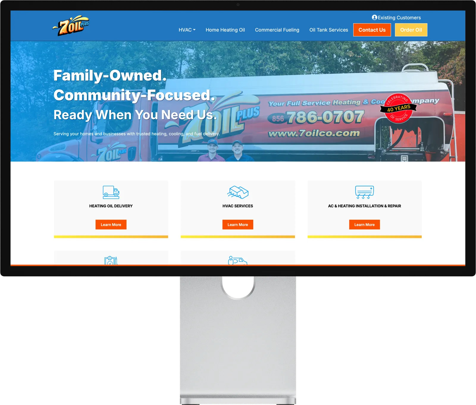 7 Oil · Website Design