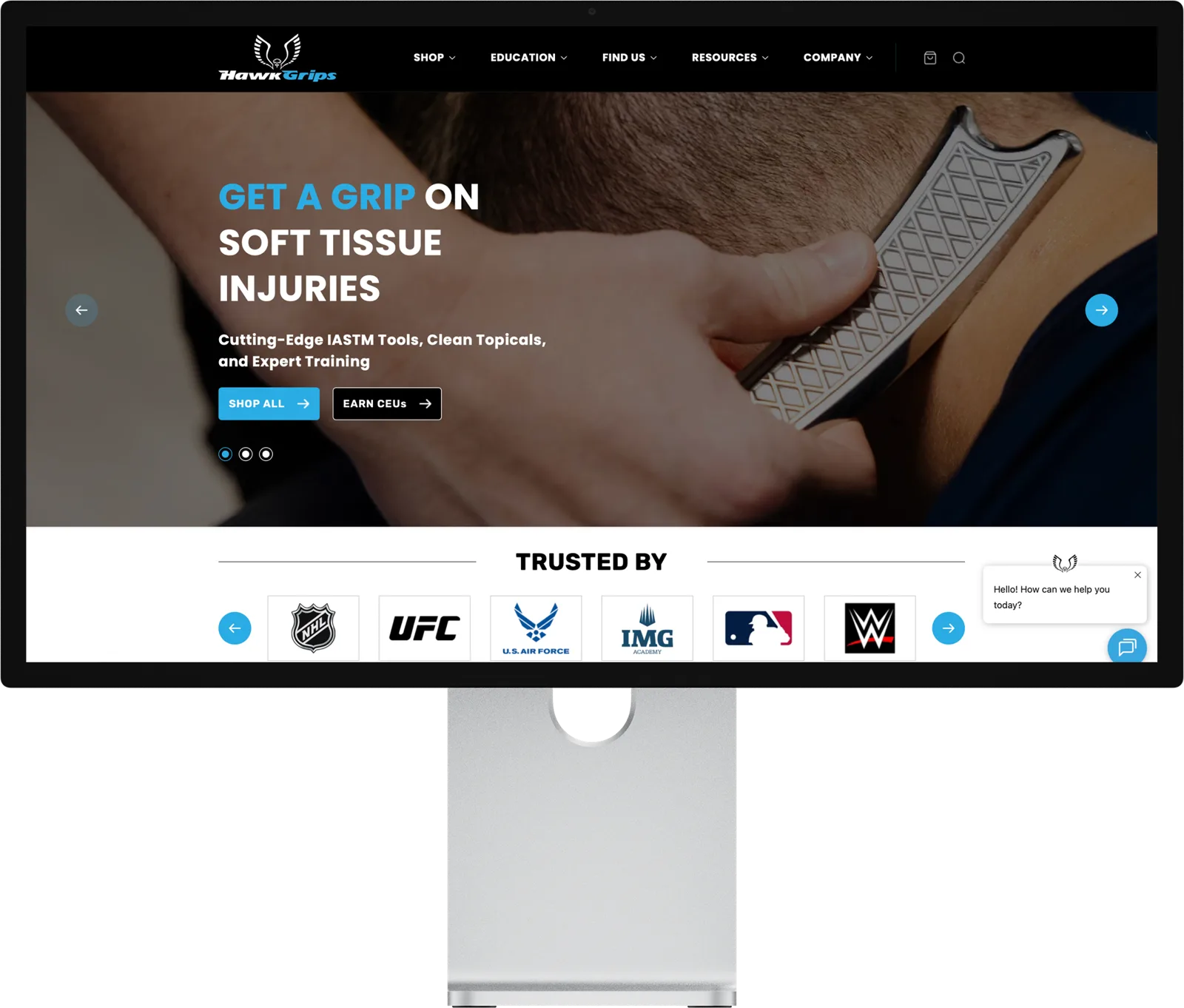 HawkGrips · Website Design