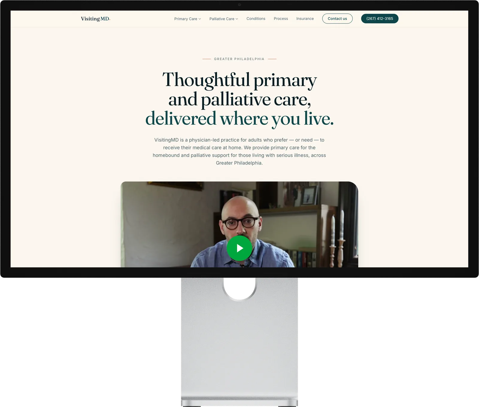 VisitingMD · Website Design