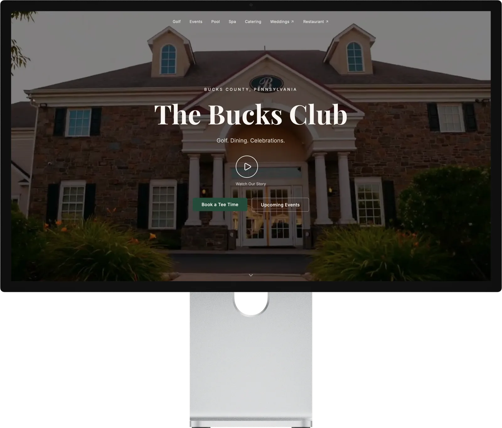 The Bucks Club · Website Design