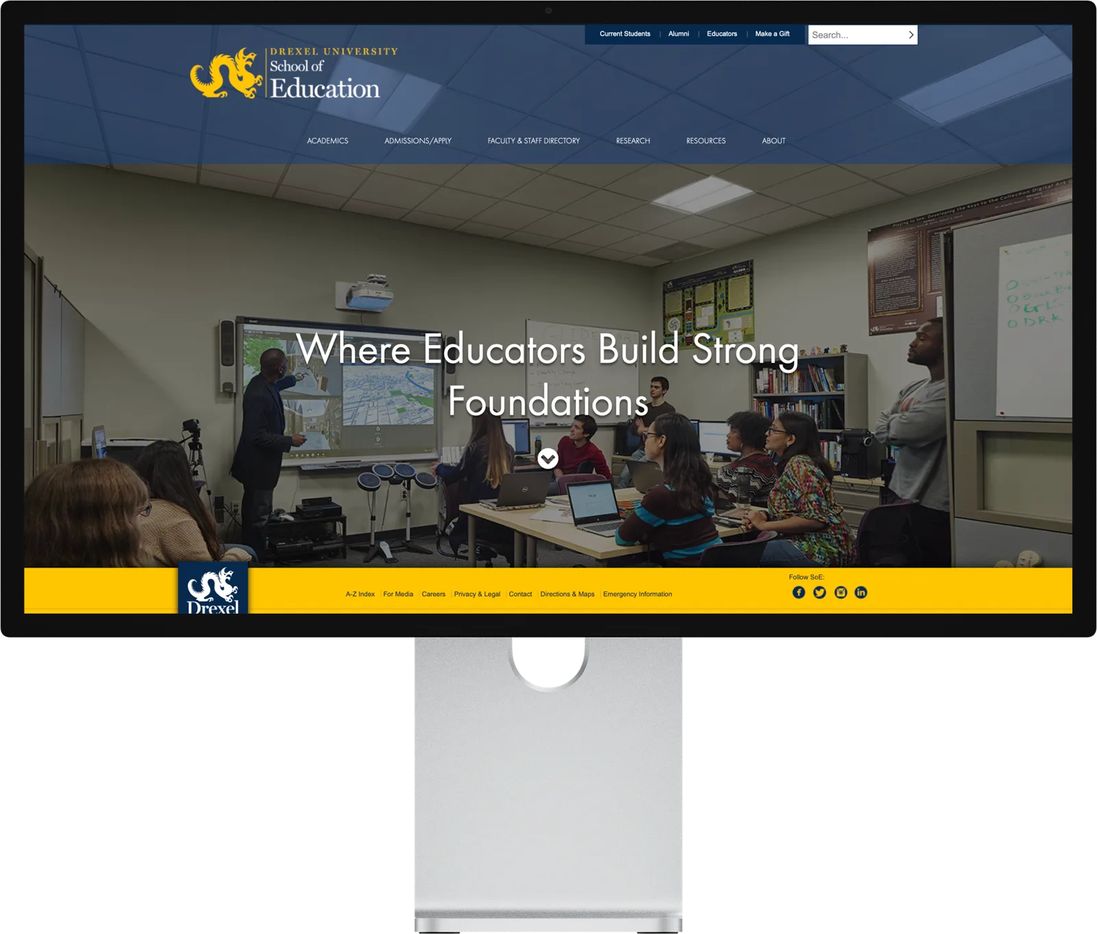 Drexel University School of Education · Website Design